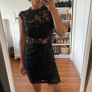 Lace Black Dress